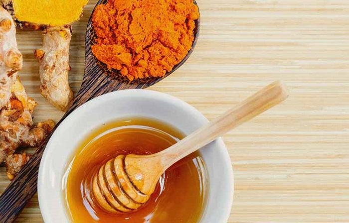 mật ong nghệ chữa dau dạ dày